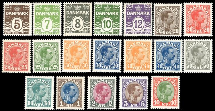 DANIMARCA 1921/28 - Ordinaria, ... 