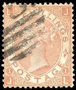 GRAN BRETAGNA 1880 - 2 s. bruno ... 