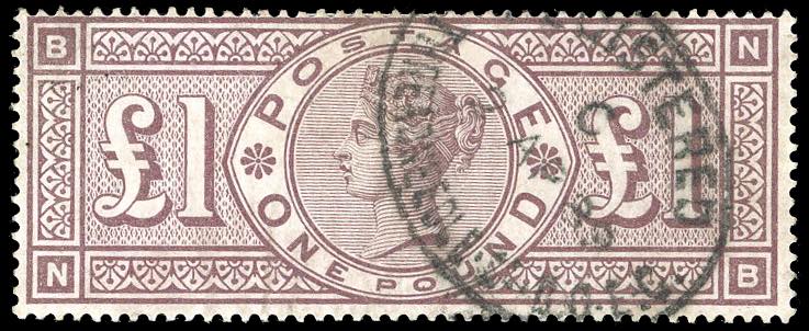 GRAN BRETAGNA 1888 - 1 £ bruno ... 