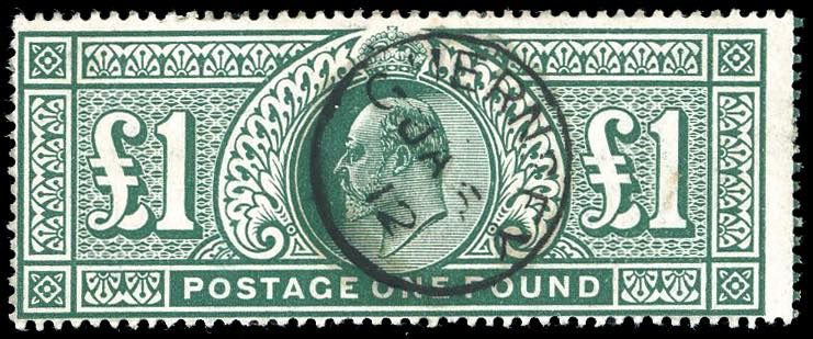 GRAN BRETAGNA 1882 - 1 £ verde, ... 