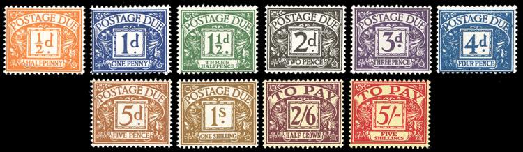 GRAN BRETAGNA SEGNATASSE 1955/57 - ... 