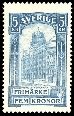 SVEZIA 1903 - 5 k. Palazzo delle ... 