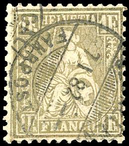 SVIZZERA 1881 - 1 fr. oro, ... 