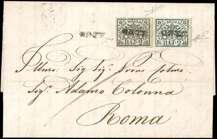 1866 - 2 baj grigio azzurrastro ... 