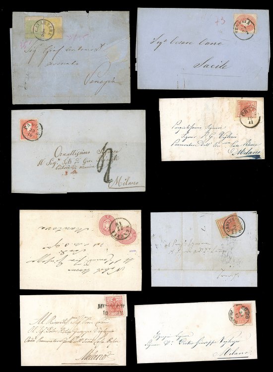 LOMBARDO VENETO 1850/1866 - Otto ... 