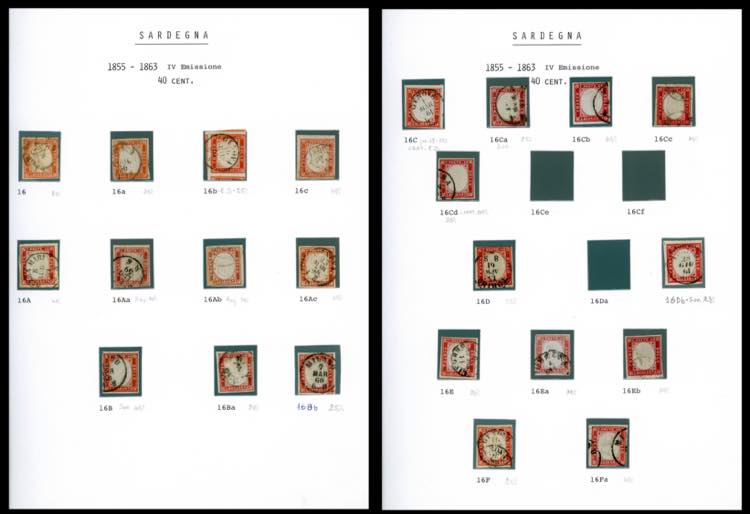 SARDEGNA 1855/1863 - Avanzata ... 