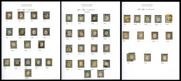 SARDEGNA 1858/1863 - Avanzata ... 