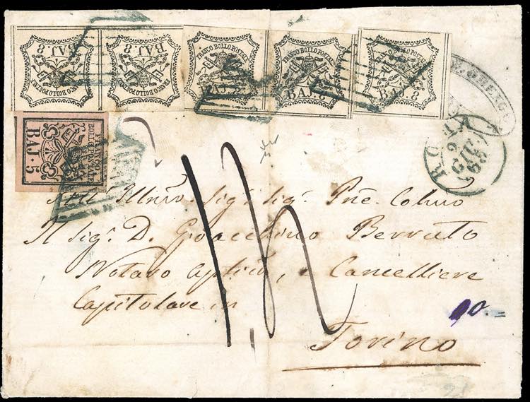 1865  - 8 baj bianco, due coppie ... 