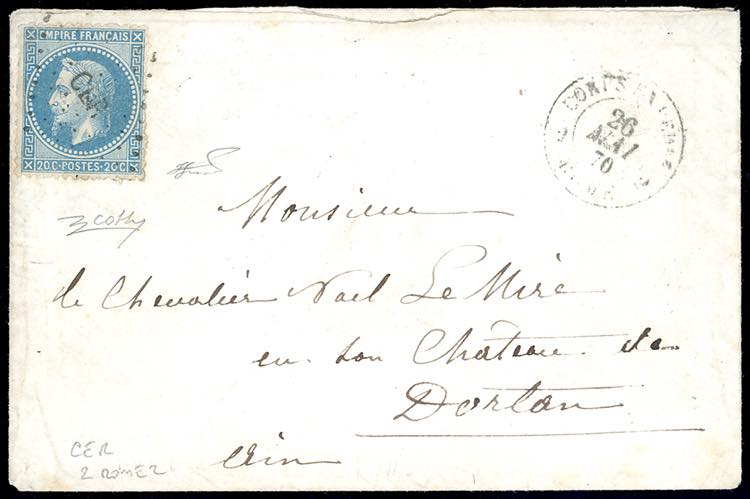 1870 - 20 cent. Napoleone laureato ... 