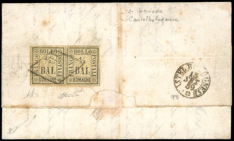 1859 - 1/2 baj giallo paglia (1), ... 
