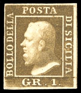 1859 - 1 grano bruno ruggine, I ... 