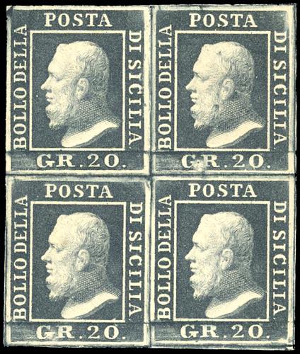 1859 - 20 grana grigio ardesia ... 