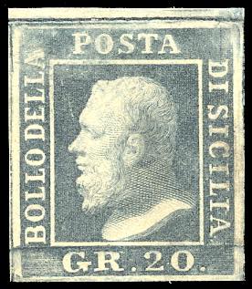 1859 - 20 grana grigio ardesia, ... 