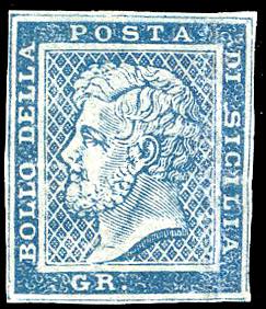 1858 - Saggio Lesachè azzurro su ... 