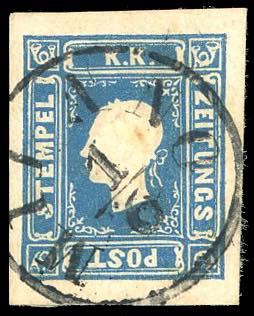 1858 - 1,05 soldi azzurro (8), ... 