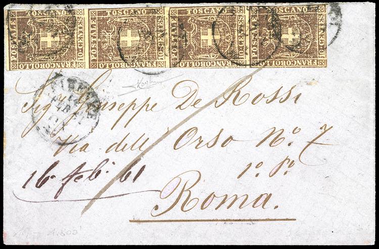 1861 - 10 cent. bruno (19), ... 
