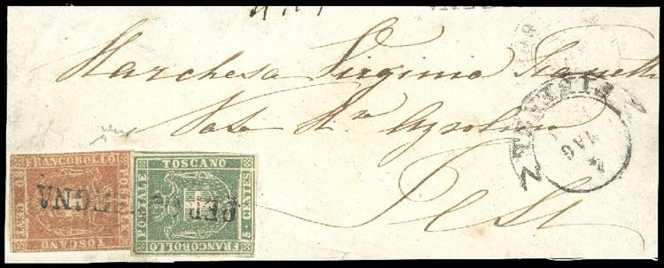 1860 - 80 cent. carnicino, ottimo ... 