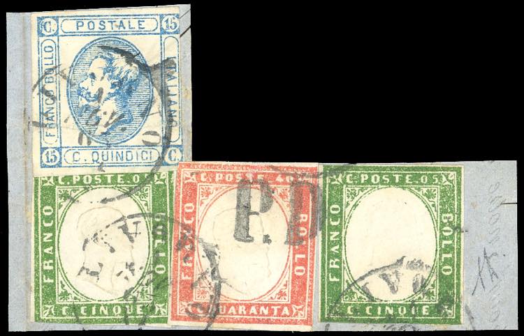 1863 - 15 cent. Litografico, II ... 