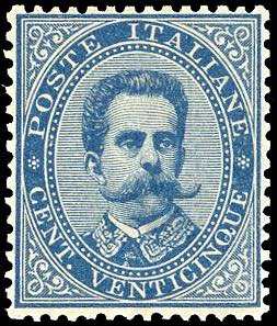 1879 - 25 cent. Umberto I (40), ... 