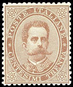 1879 - 30 cent. Umberto I (41), ... 