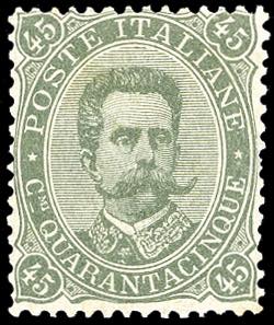 1889 - 45 cent. Umberto I (46), ... 