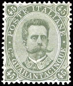 1889 - 45 cent. Umberto I (46), ... 