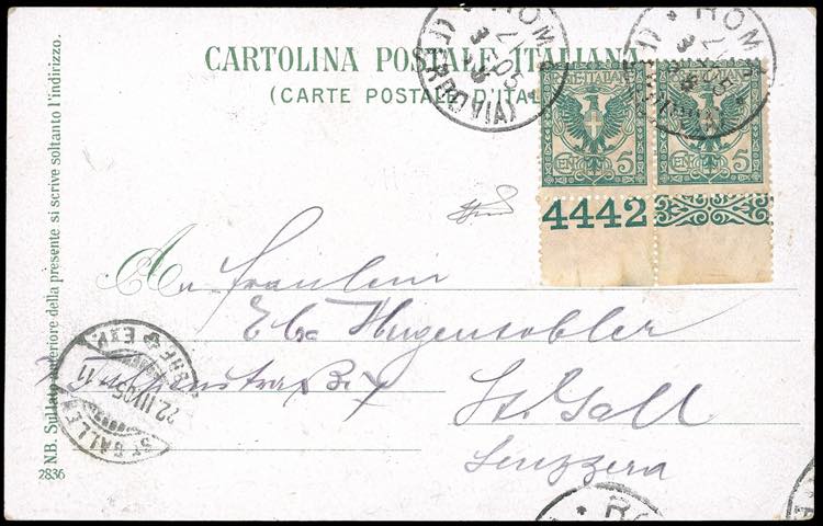 1905 - 5 cent. Floreale (70), ... 