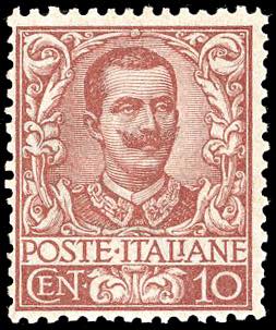 1901 - 10 cent. Floreale (71), ... 