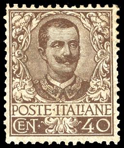 1901 - 40 cent. Floreale (74), ... 