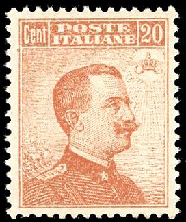 1916 - 20 cent. Michetti, senza ... 