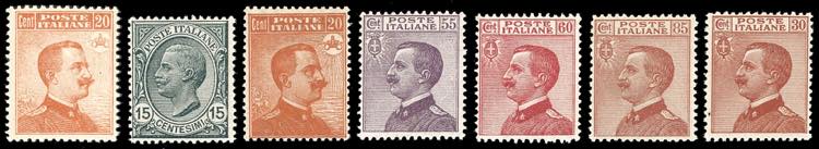 1916/22 - Michetti, tre emissioni ... 