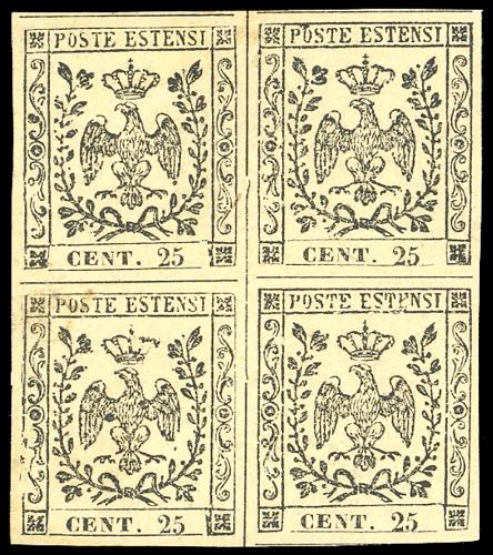 1852 - 25 cent. camoscio chiaro ... 