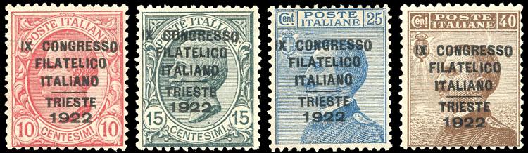 1922 - Congresso Filatelico, ... 