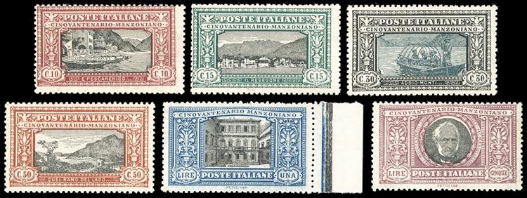 1923 - Manzoni, serie completa ... 