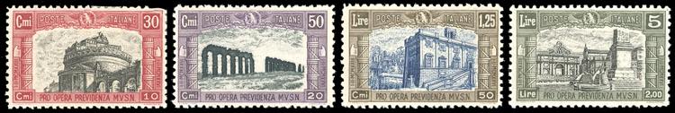 1928 - Milizia, II emissione, ... 