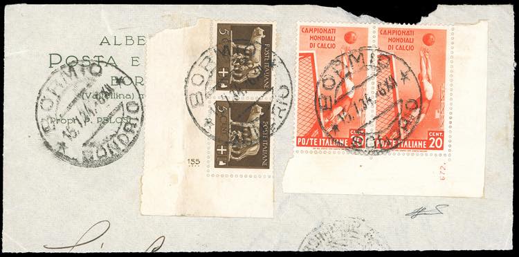 1934 - 20 cent. Mondiali di calcio ... 