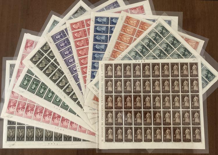 1937 - Uomini illustri, serie ... 