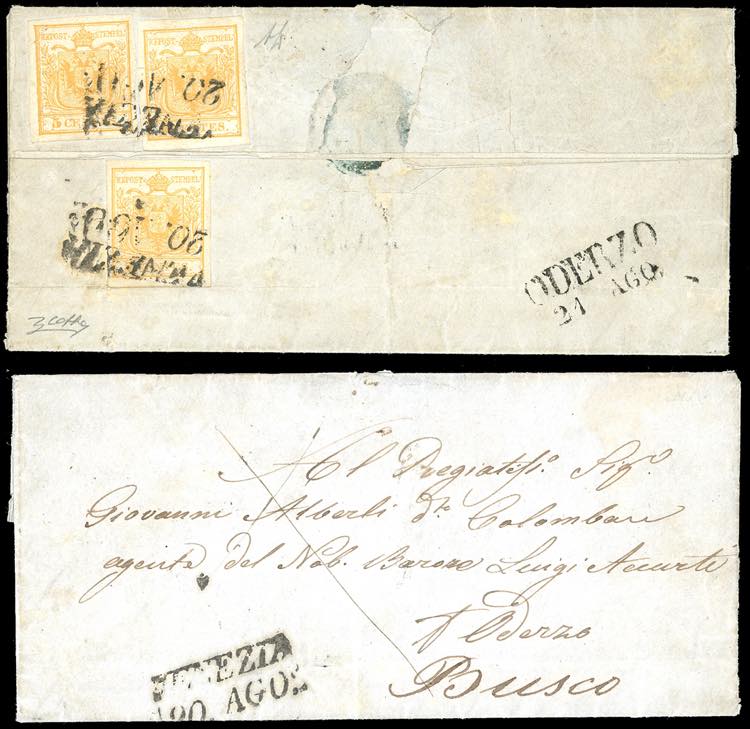 1950 - 5 cent. giallo, I tiratura ... 