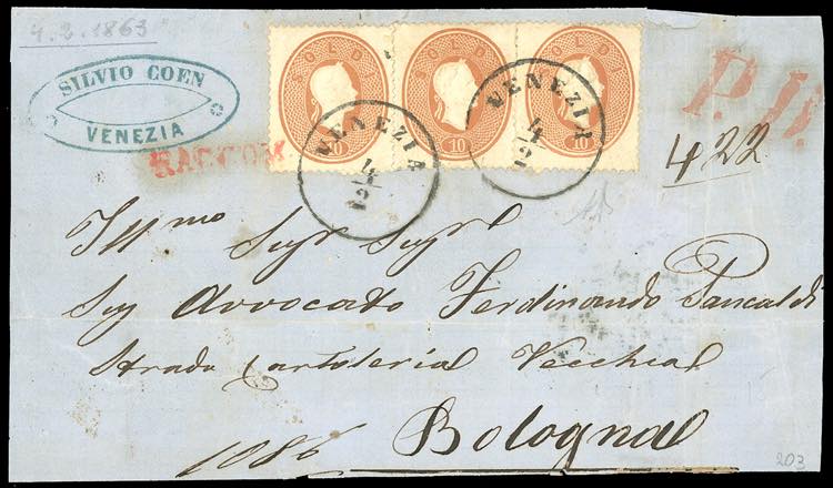 1863 - 10 soldi bruno mattone ... 