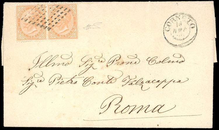 1870 - 10 cent. De La Rue, ... 