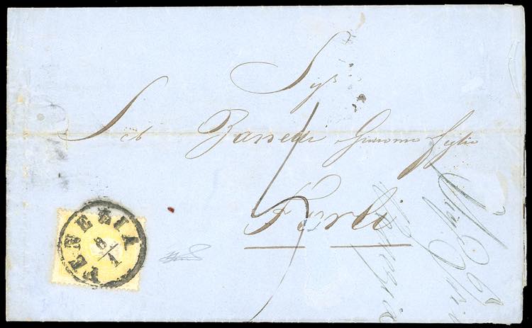 INCOMING MAIL LOMBARDO VENETO 1860 ... 