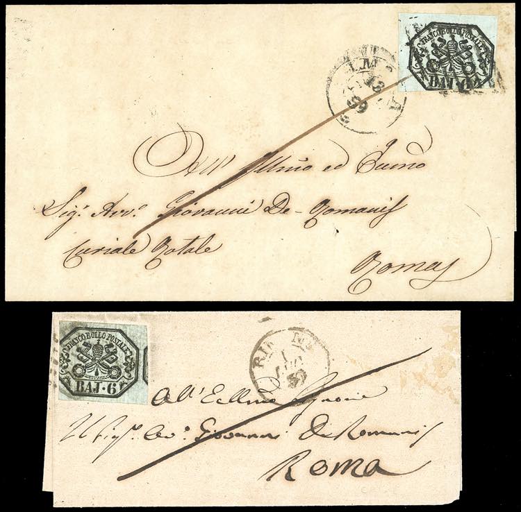 1859 - 6 baj grigio verdastro (7), ... 