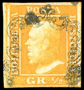 1859 - 1/2 grano arancio, II ... 
