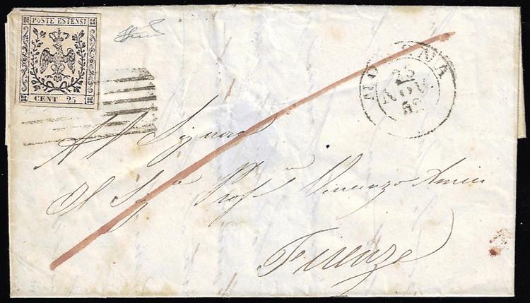 1852 - 25 cent. camoscio chiaro, ... 