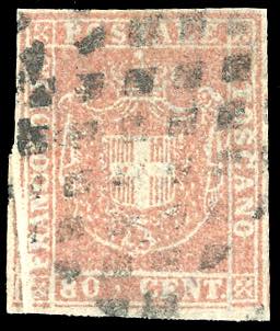 1860 - 80 cent. carnicino (22), ... 