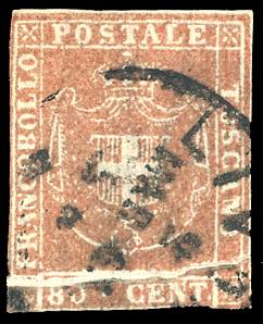 1860 - 80 cent. carnicino (22), ... 
