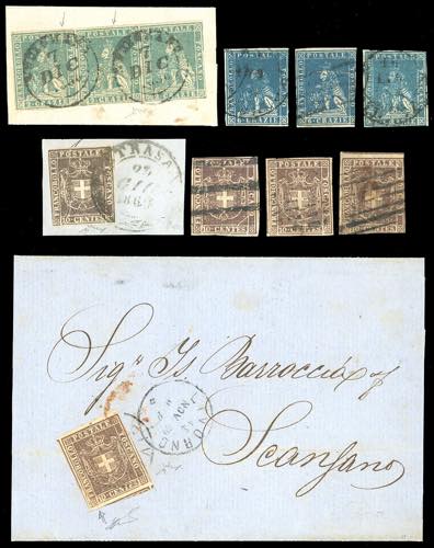 1857/60 - Piccolo insieme di 10 ... 