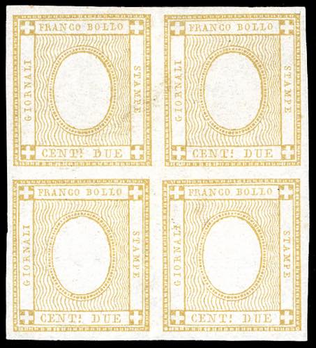 1862 - 2 cent. bistro, SENZA CIFRA ... 