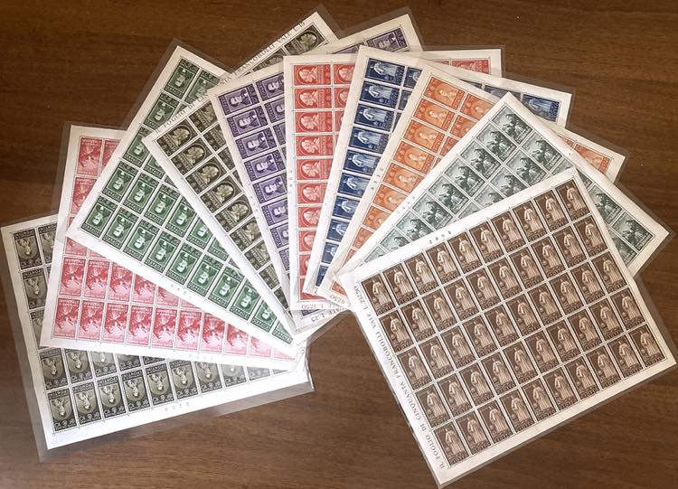 1937 - Uomini illustri, serie ... 