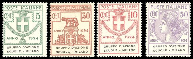 GRUPPO DAZIONE SCUOLE-MILANO 1924 ... 